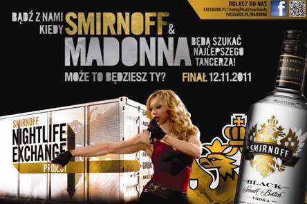 Smirnoff i Madonna poszukują najlepszego tancerza!