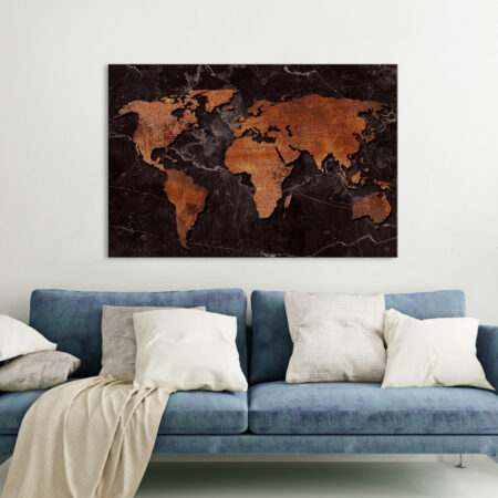 Mapy świata na ścianę  – nie tylko element dekoracji