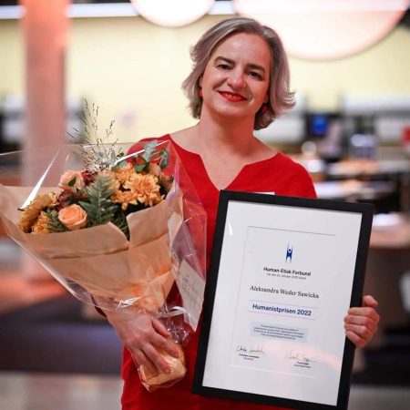 Aleksandra Weder Sawicka – laureatką nagrody Humanistprisen