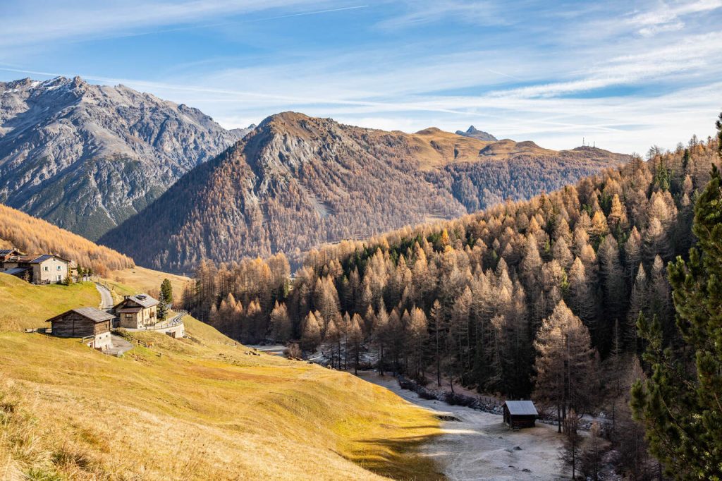 Jesień w Alpach -Livigno
